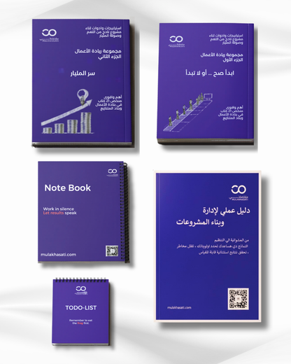 مجموعة ملخصات ريادة الأعمال | ابدأ مشروعك خطوة بخطوة